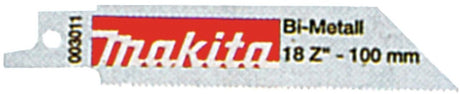 Makita p-04880 bim reciprocating saw blade - 150mm - 18tpi - metal (5pcs)