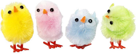 Creativ company Poussins de Pâques, h : 30 mm, couleurs pastel, 12 pièces 1 boîte