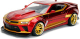 Jada Toys - Marvel Ironman 2016 chevy camaro ss - 1:24 - Die-cast - ab 8 Joer - Spillauto
