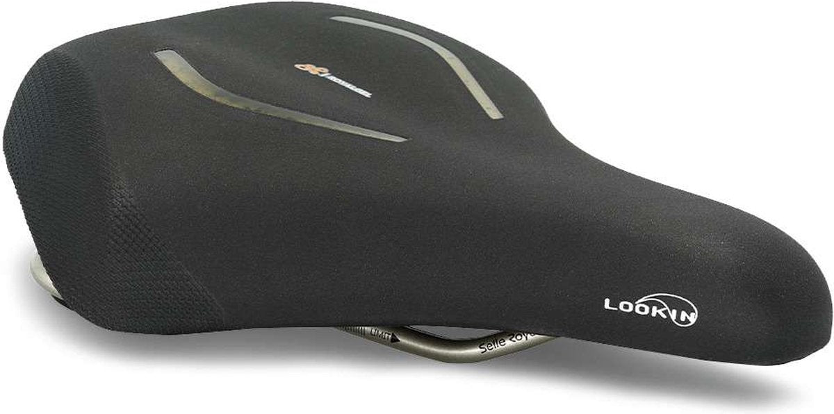 Selle royal saddle lookin evo relaxed stracciatella black