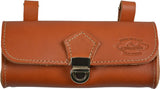 Selle Monte Grappa Monte Grappa Saddle Bag usnjeni konjak z logotipom