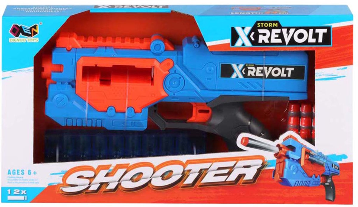 Shooter x revolt - with 12 soft arrows