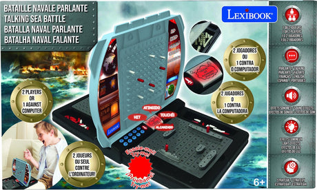 Osvetljena govoreča elektronska bojna ladja Lexibook - 1 do 2 igralca (fr en es pt)