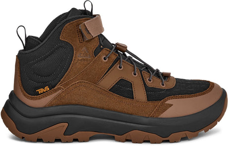 Teva m hurricane daybreaker mid rp vandringskängor för män - brun - svart