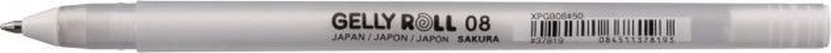 Sakura gelly roll basic white gel pen 08