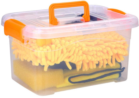 Dunlop car wash set - rim brush - car wash brush - car sponge - in storage box