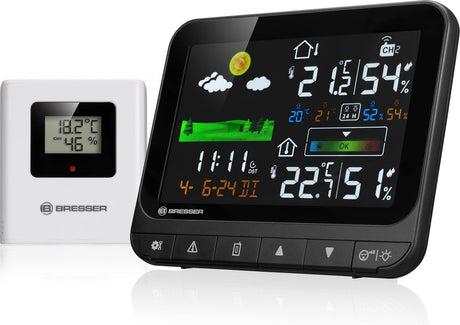 Bresser Wiederstatioun - neomeo h - schwaarz - drahtlos - thermohygrometer