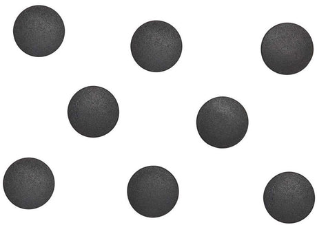 Maul magnet pevný kulatý 8 kusů 0,3 kg plast feritový bruchsicher ø 2 x 0,75 cm černý
