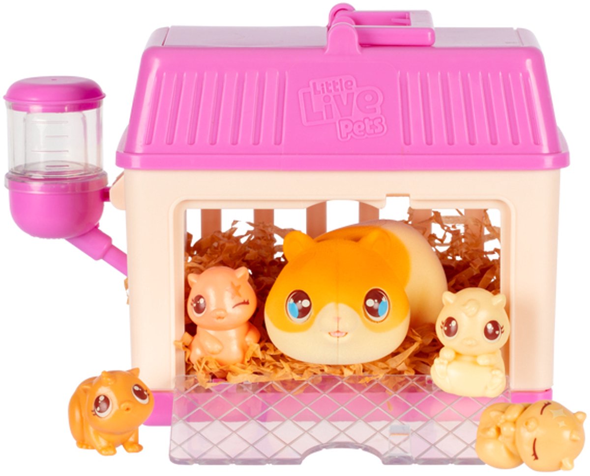 Spectron little live pets mama surprise mini play set hamster