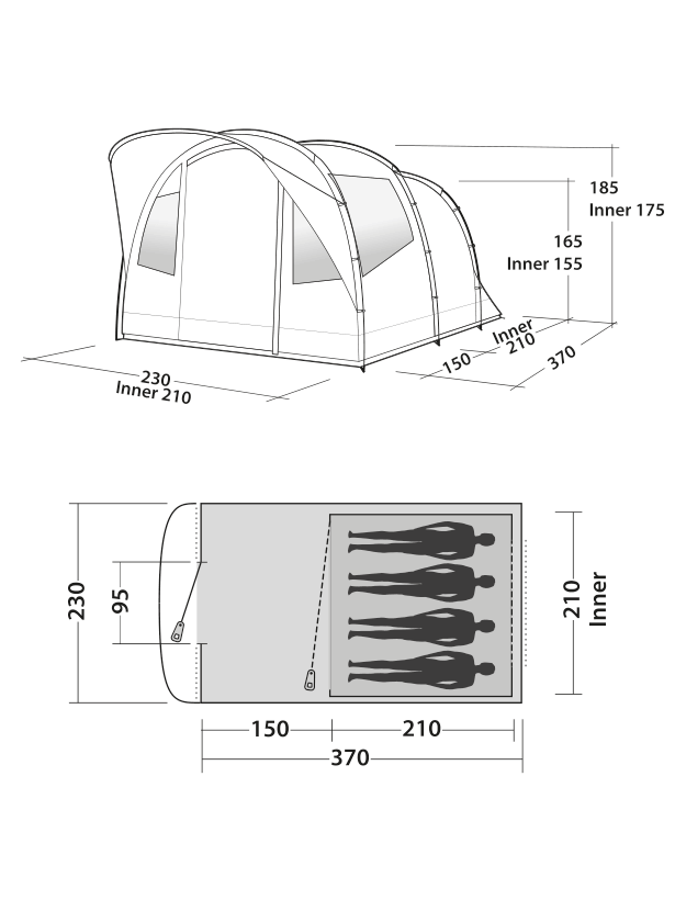 Tienda Easy Camp Edendale 400