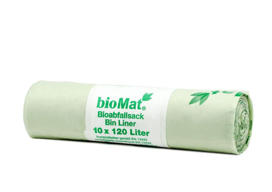 Biomat komposterbare søppelsekker 120L - 10 stk.