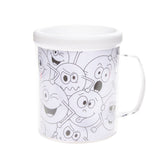 Duckiez Color Your Own Mug Smiley 10 cm | 24 pieces