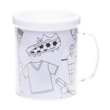 Colorea tu propia taza de fútbol