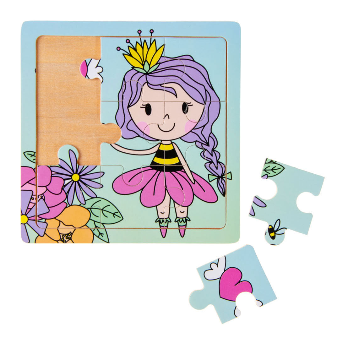 Duckiez Holzpuzzel (Prinzessin, Eenhoorn oder Mermaid)