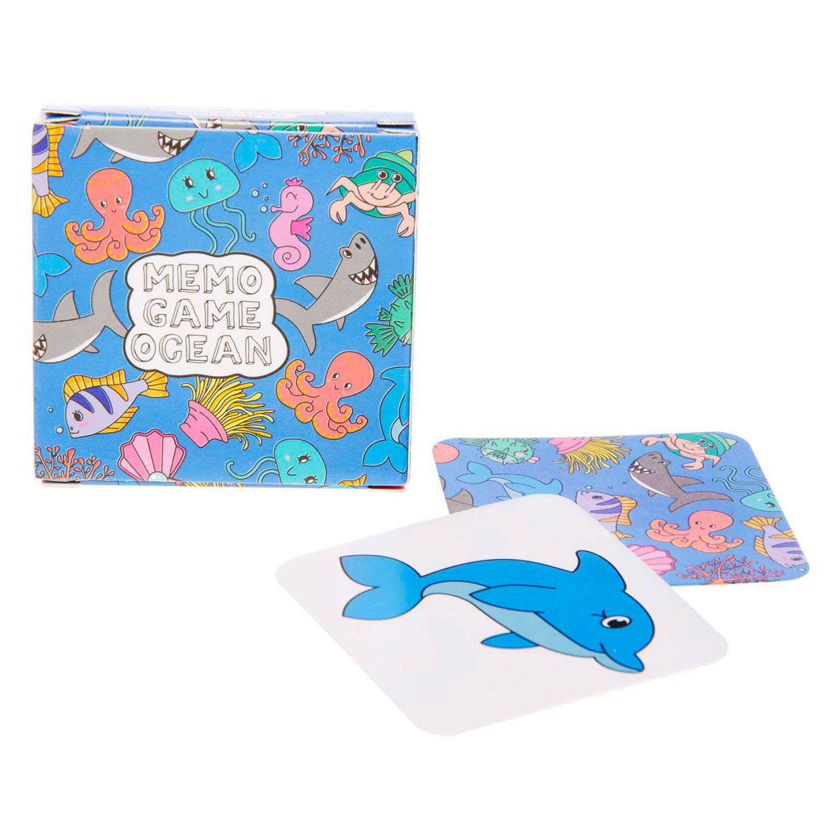 Duckiez mini memo game sea animals, 28 cards