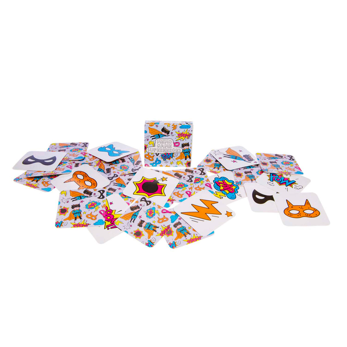 Duckiez mini memo game superheroes, 28 cards