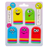 Duckiez finger puppets faces, 5 pcs.