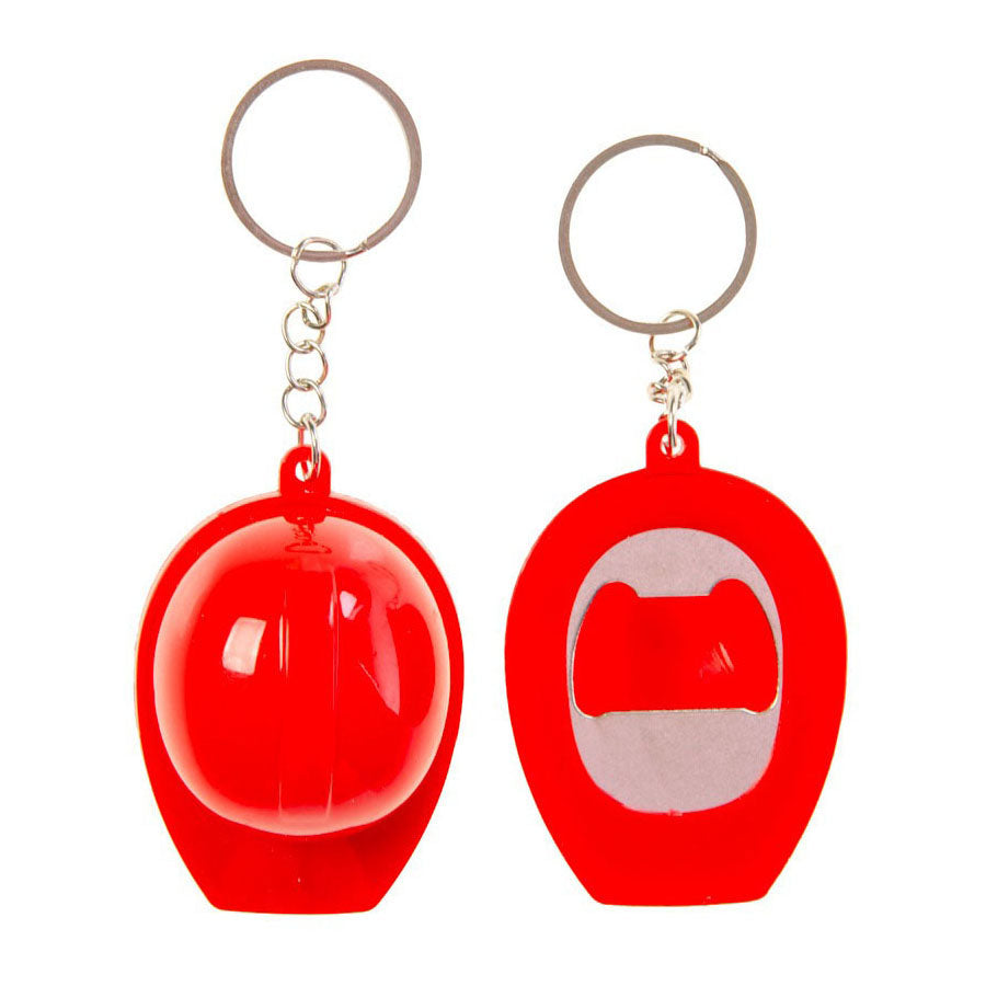 Duckiez Keychain faarweg Helm mat Flaschenöffner