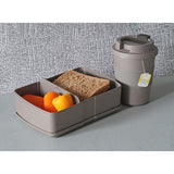 Zuperzozial bread bin time-out brown 19x12.5x6cm