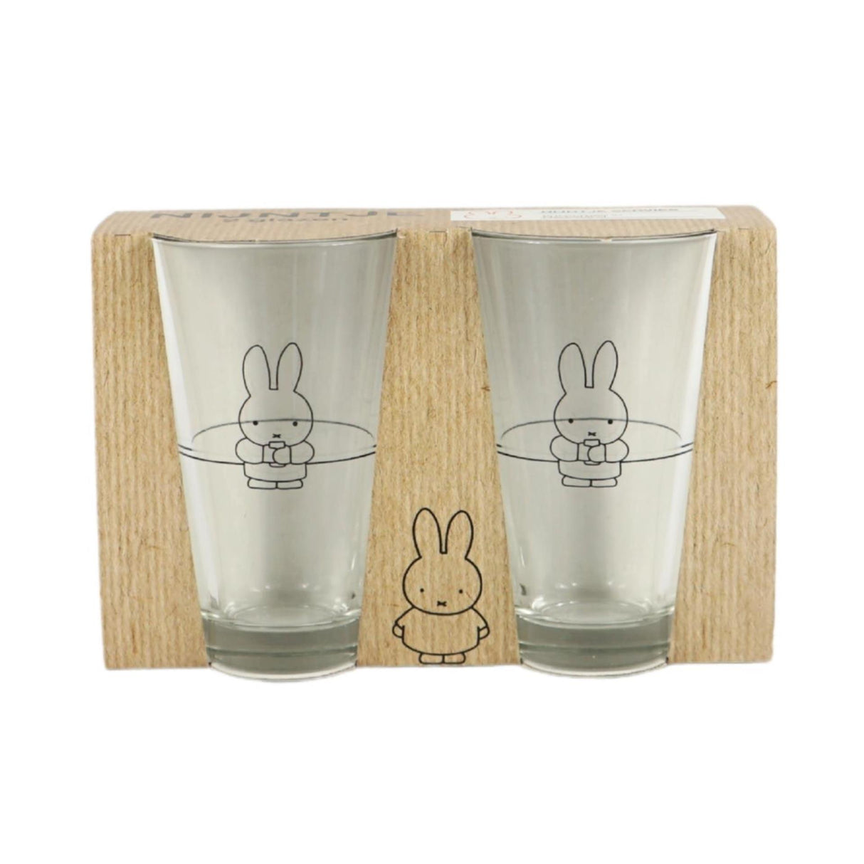 Miffy long drink glass set 2-piece 330ml