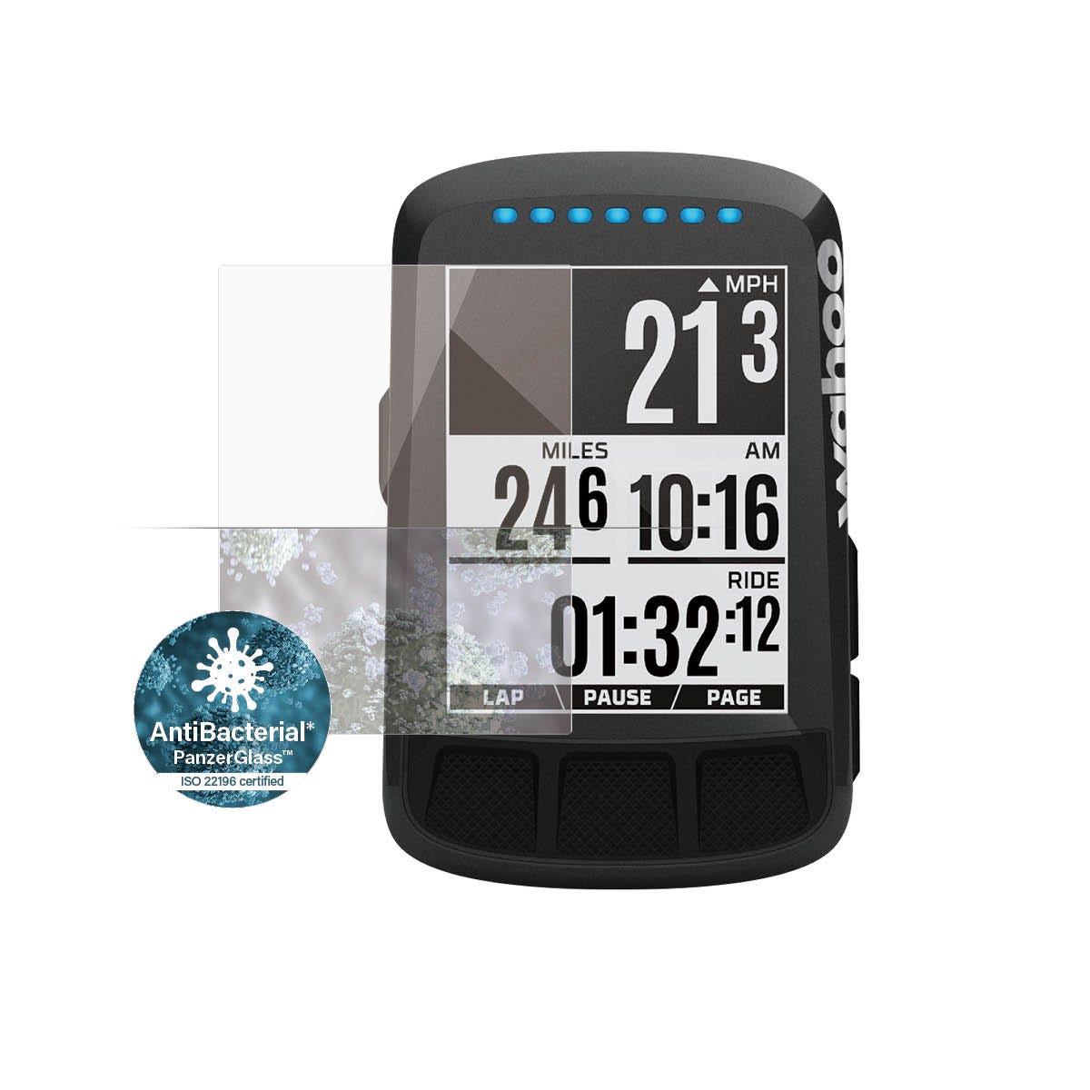 PanzerGlass screen protector Wahoo ELEMNT BOLT Stealth Anti-Reflective