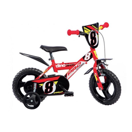 Dino Pro Cross 12 palce 21 cm chlapci tvorně červené černé barvy