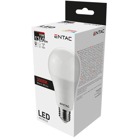 Entac LED Lampe E27 15W 3000K WW 1340lm