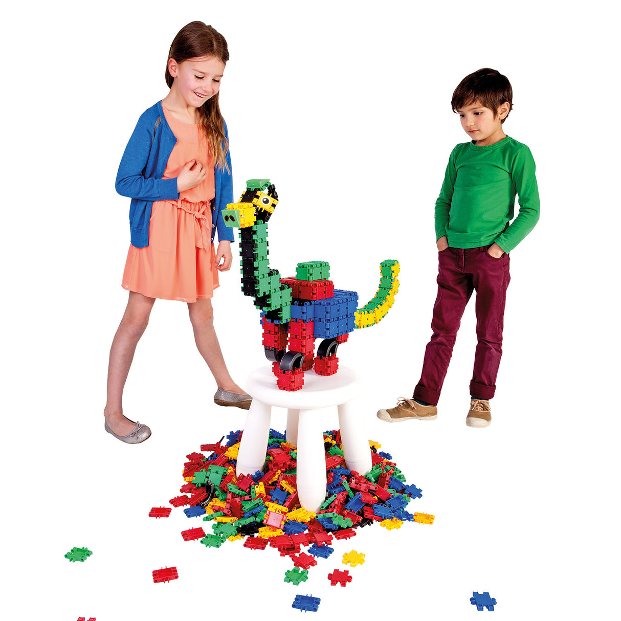 CLICS ROLBOX Building blocks - Building set 25in1