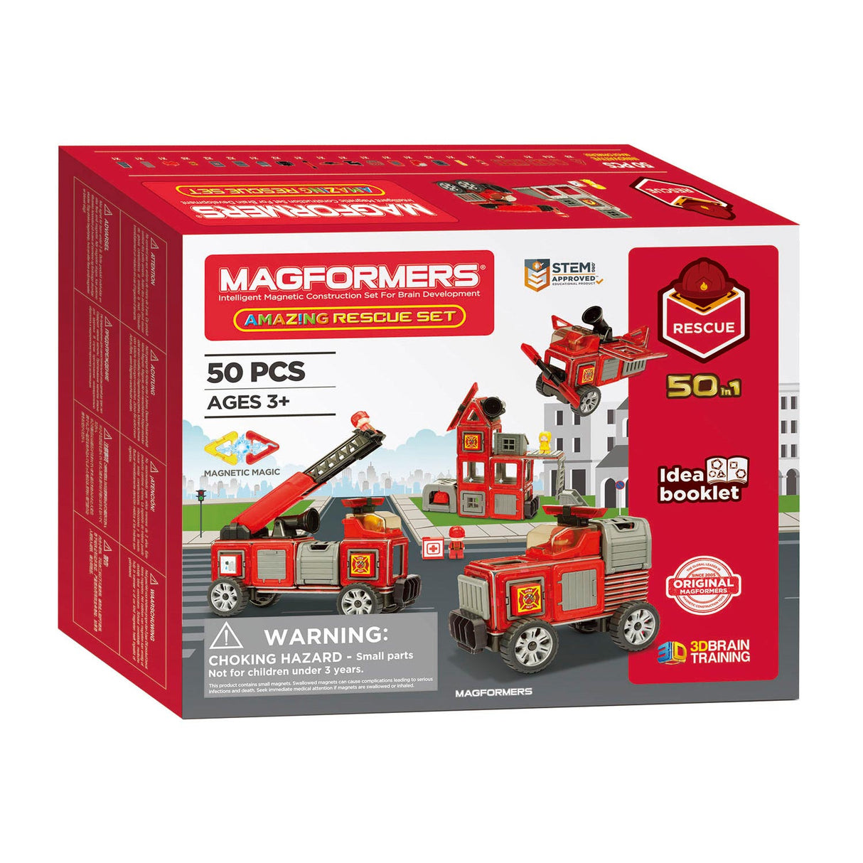 Magformers Fantastiske Rescue Set, 50dlg.