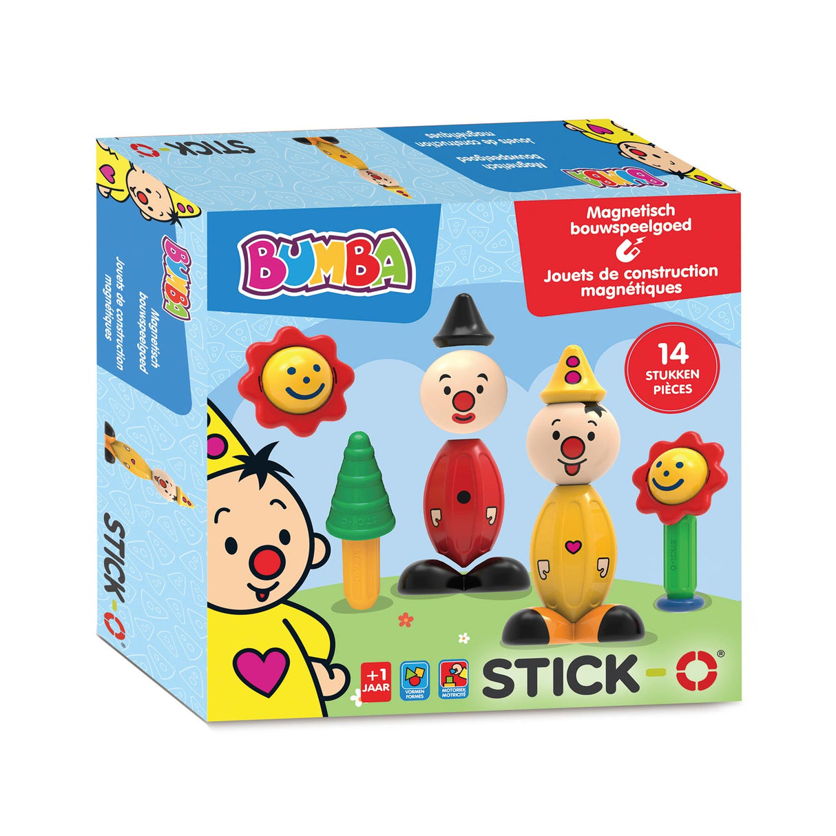 Stick-o bumba play set, 14 pieces.