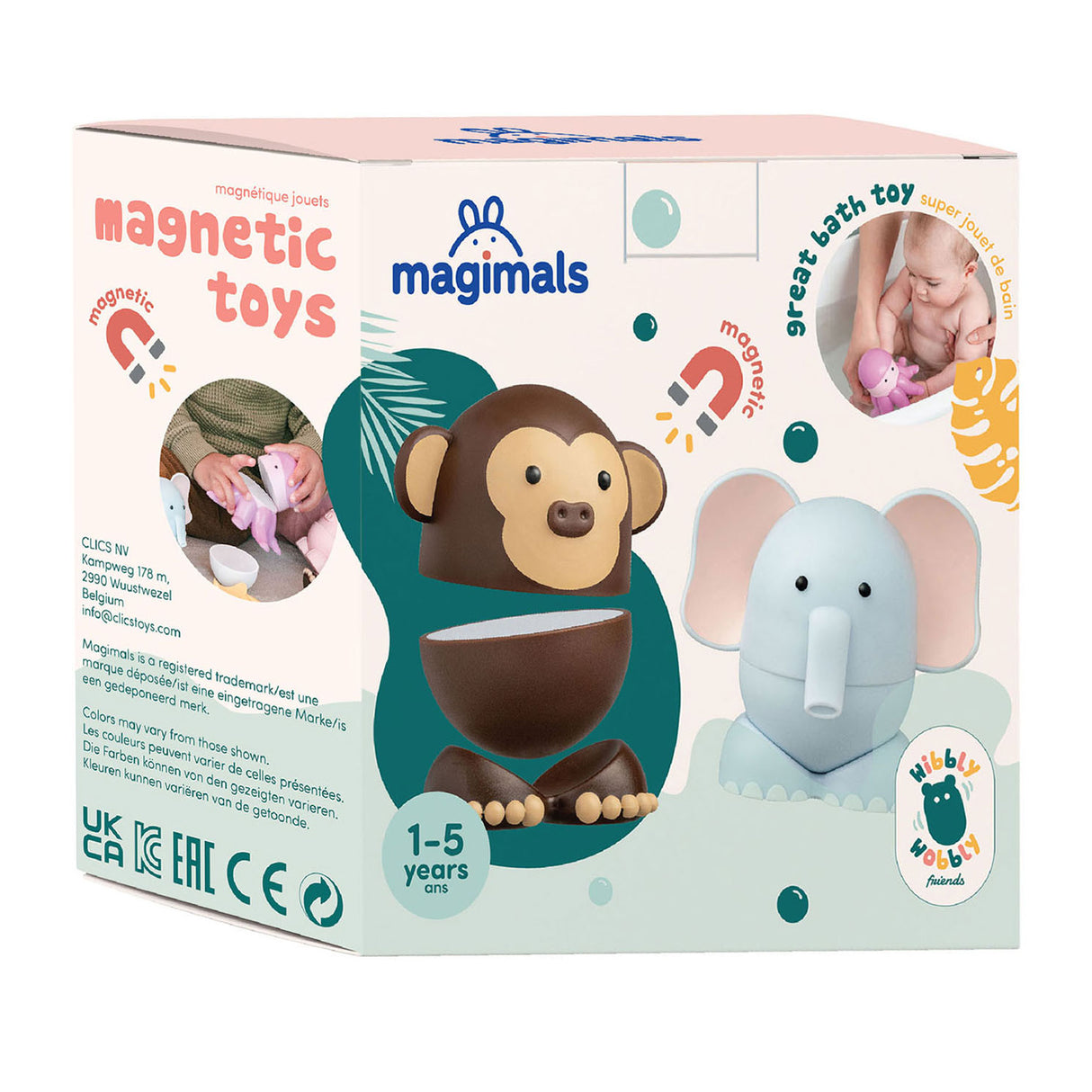 Clics Magimals Woble Wobly Magnetic Toy