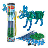 Clics spaghettez Noodle the Pup flexible building rods, 34dlg.