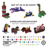Clics nano - creative builders construction set - 1000 pcs.