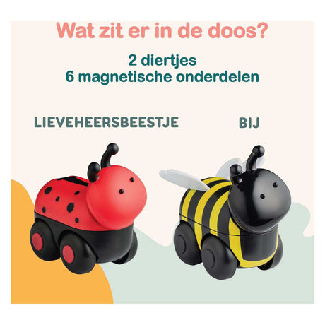Clics magimals wheely insects box - 6 pcs.