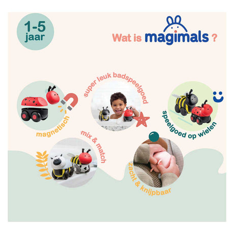 Clics magimals wheely insects box - 6 pcs.