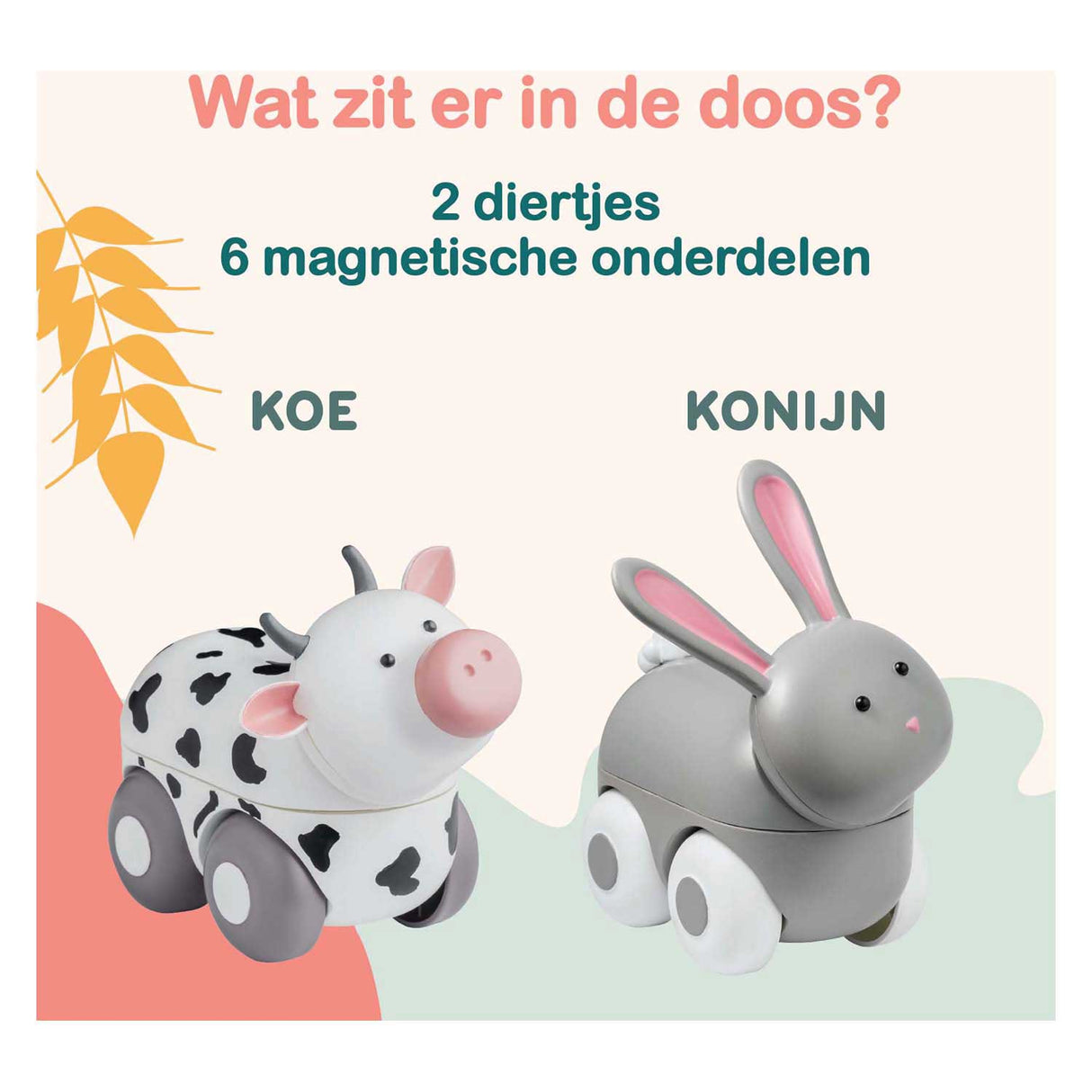 Clics magimals wheely farm box - 6 pcs.