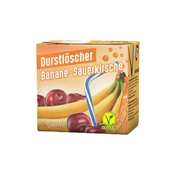 Durstlöscher Banana Sour Cherry (12x 50cl)