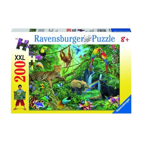 Ravensburger Puzzle Tiere im Dschungel - Puzzle - 200 Teile