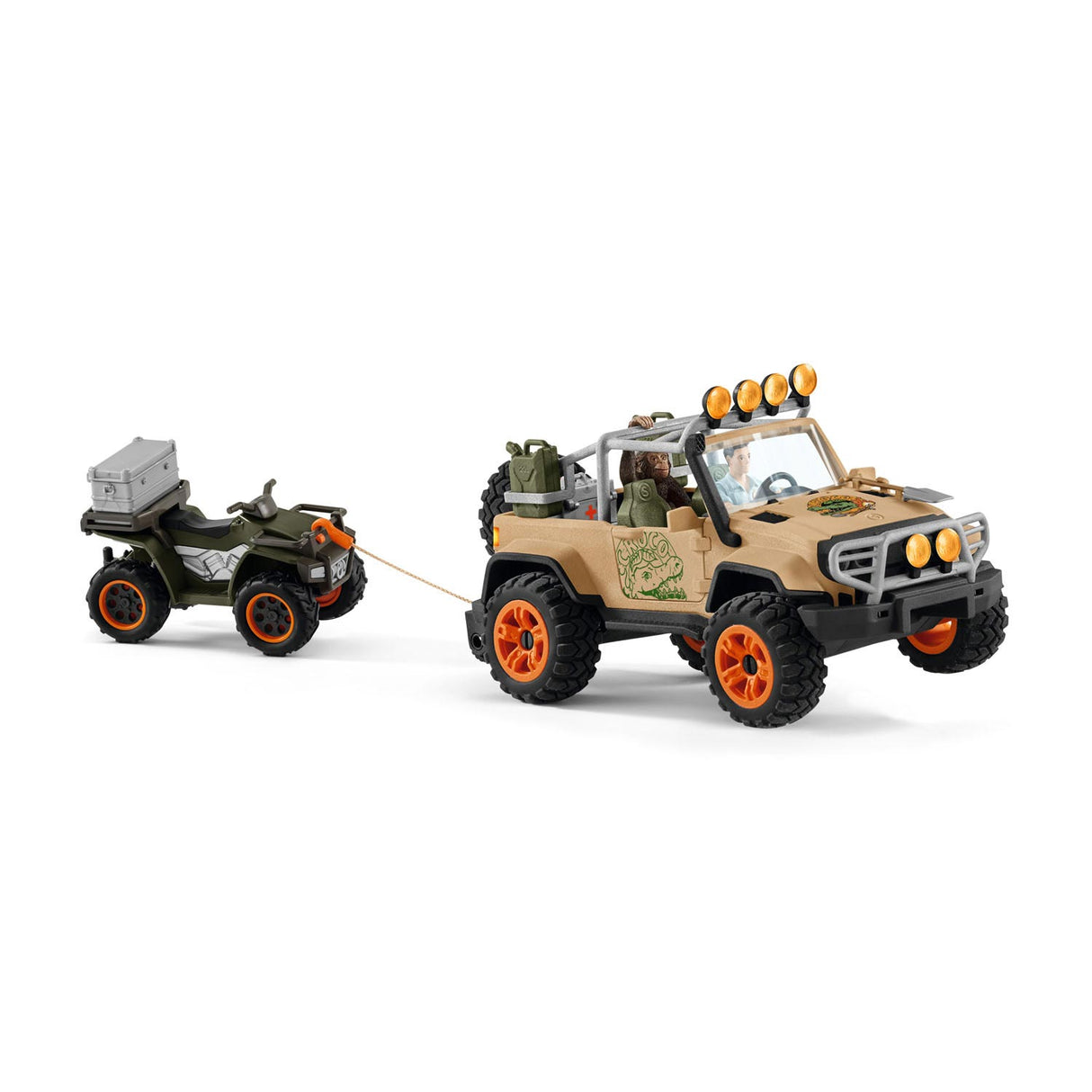 Schleich WILD LIFE SUV 4X4 met Lier 42410