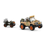 Schleich WILD LIFE SUV 4X4 met Lier 42410