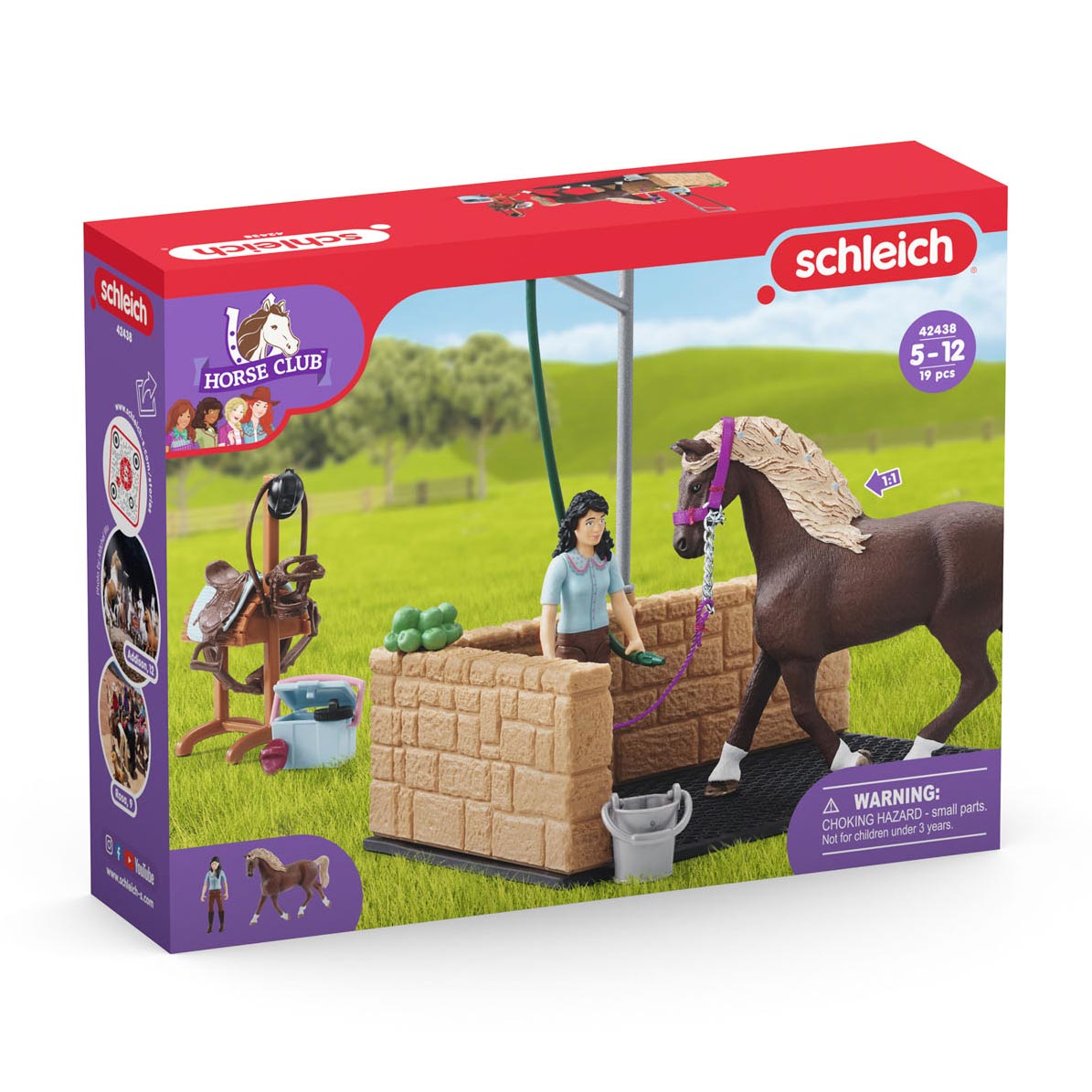 Schleich Horse Club Horse Wasbox med Emily og Van Hor 42438