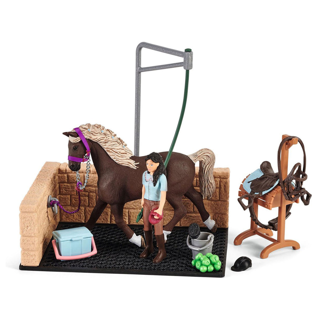 Schleich Horse Club Horse Wasbox med Emily og Van Hor 42438