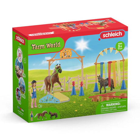 Schleich HORSE CLUB Pony Behendigheidstraining 42481