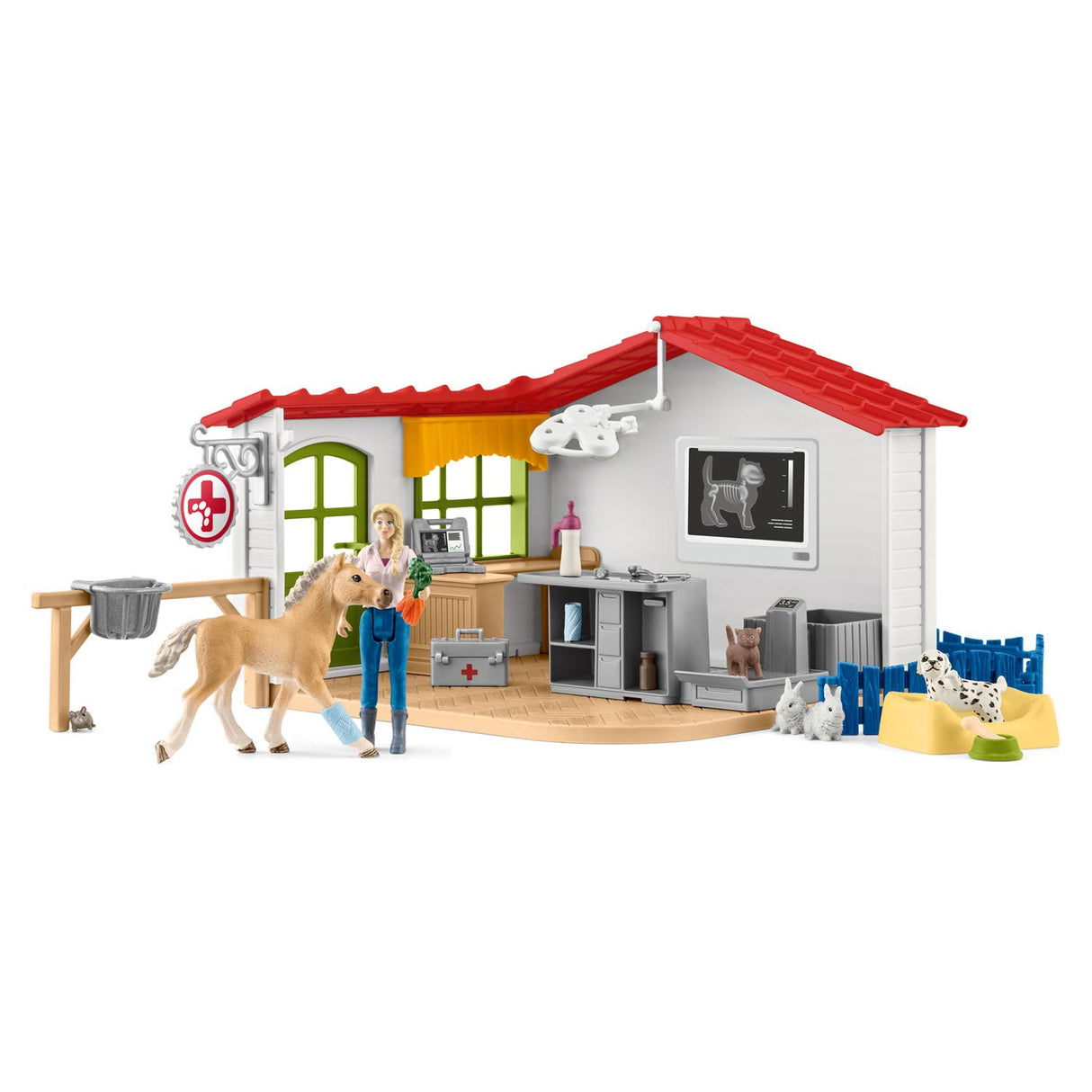 Schleich Farm World Veterinary Practice med dyr 42502