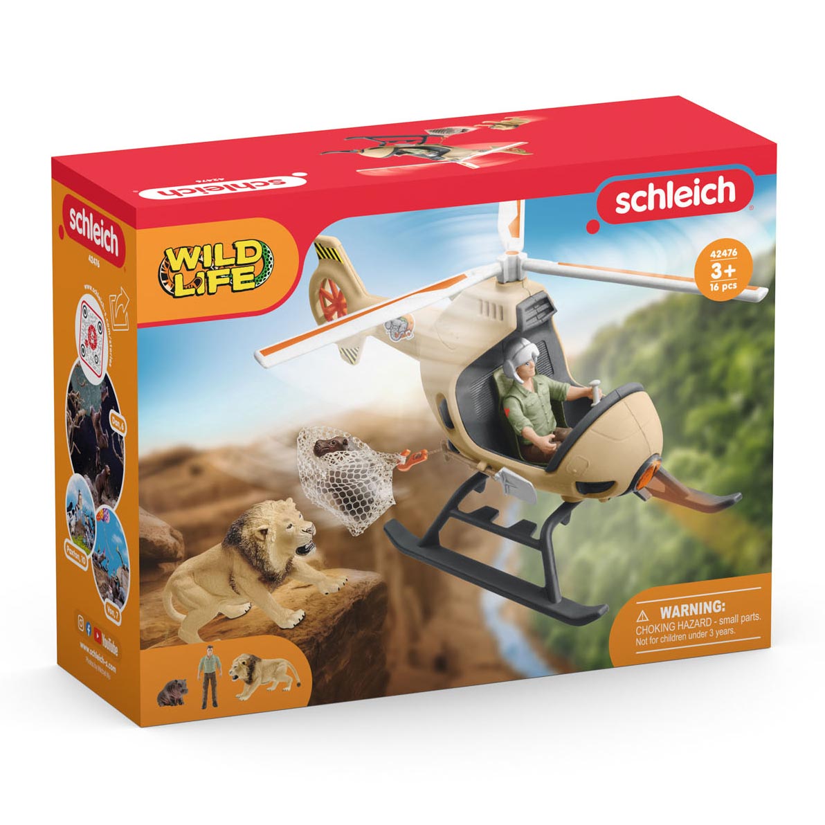 Slichich Wild Liewen Rettung Helikopter fir Déieren 42476