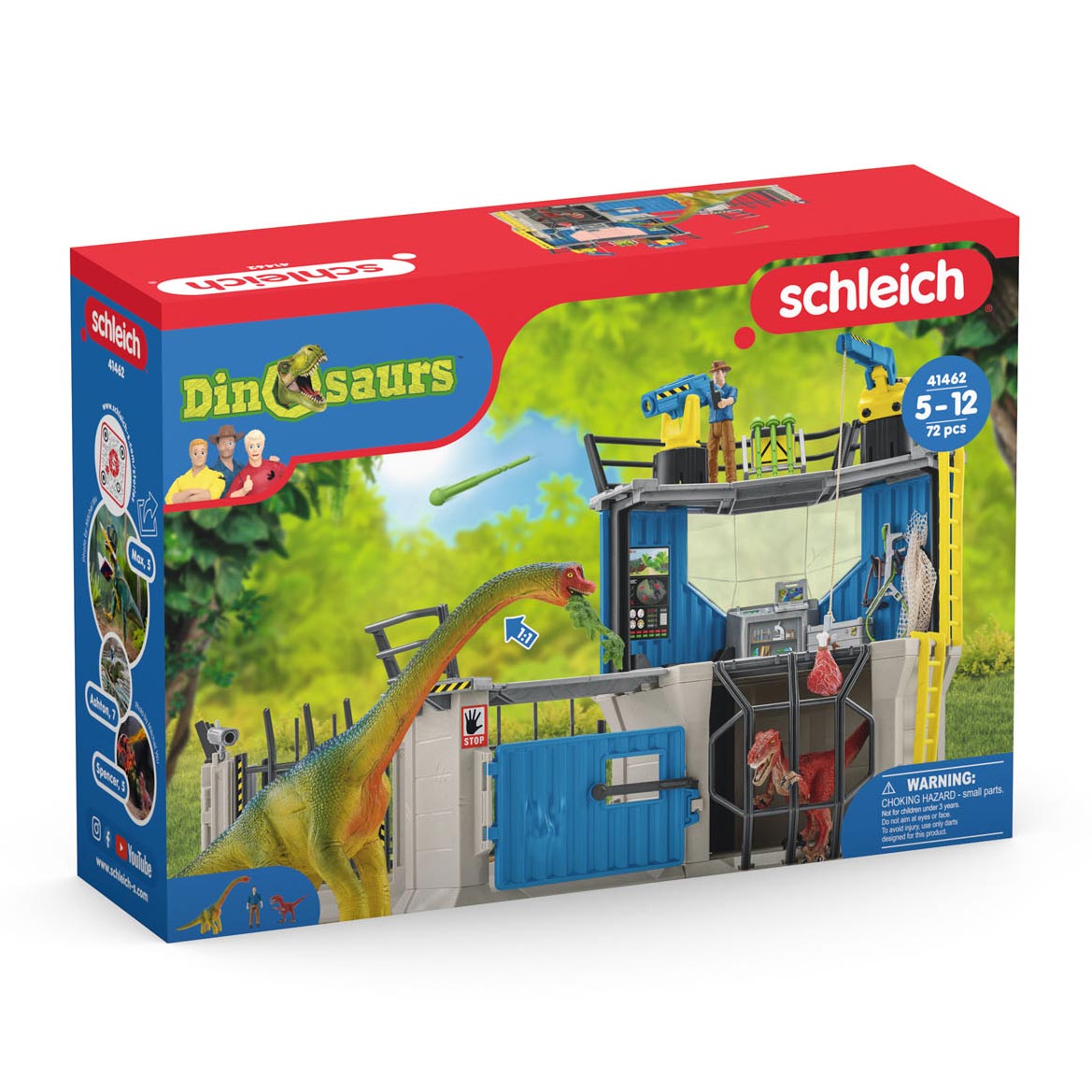 Schleich dinosaurier stor forskningsstation 41462