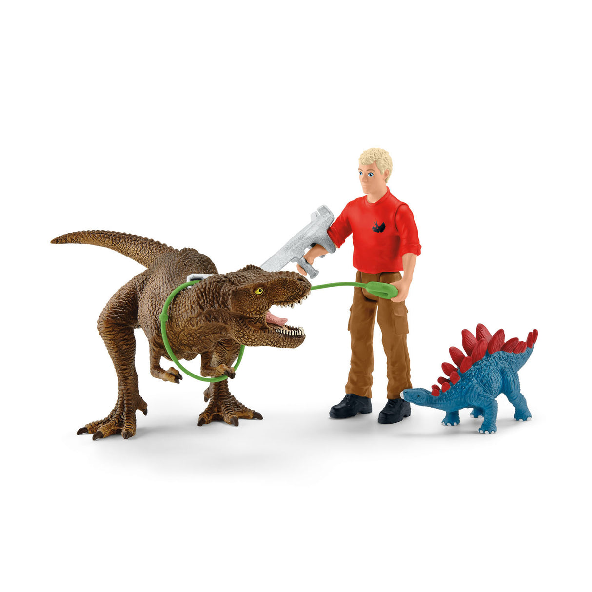 Schleich Dinosaurier Tyrannosaurus Angriff 41465