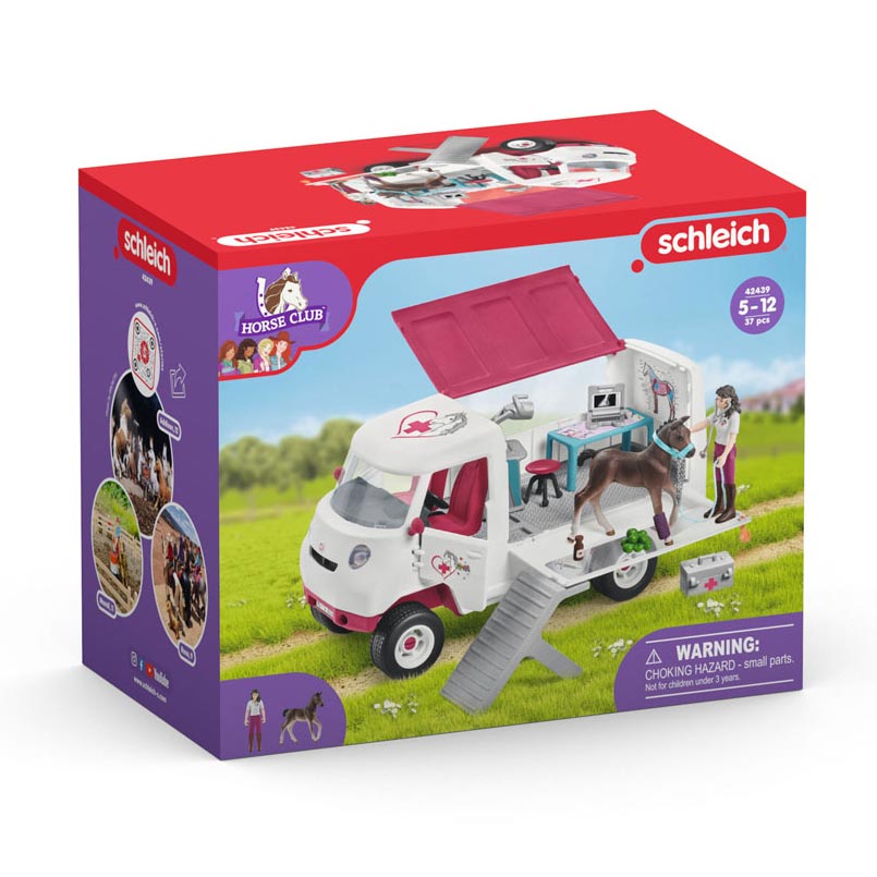 Schleich HORSE CLUB Mobiele Dierenarts met Hannover Veulen 42439