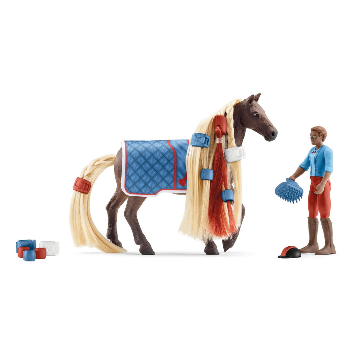 Set di starter di Schleich Horse Club Leo Rocky 42586