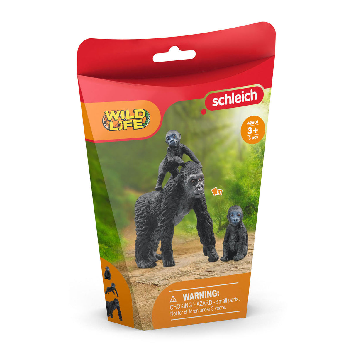 Schleich Falle Gorilla Family 42601